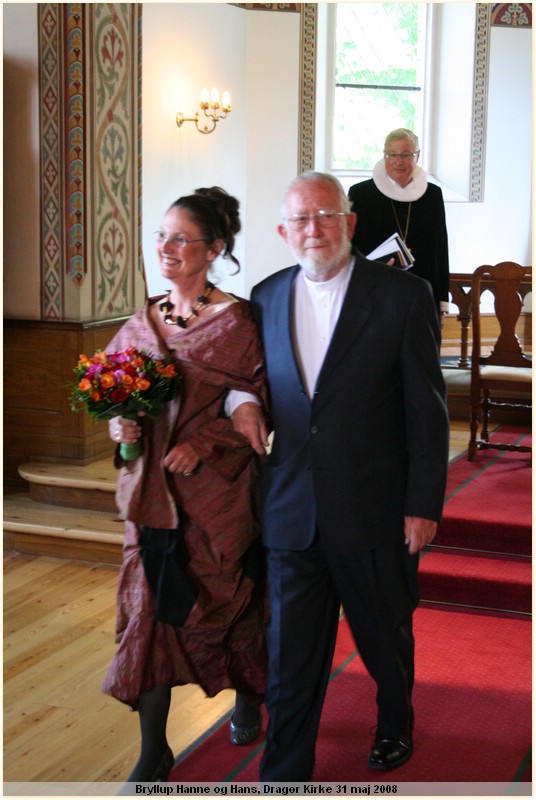 IMG_7160.JPG.  Bryllup Hanne og Hans, Dragr Kirke 31 maj 2008